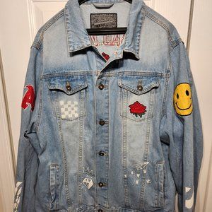 Brooklyn Cloth MFG.CO Light Blue Jean Jacket Women (XL)